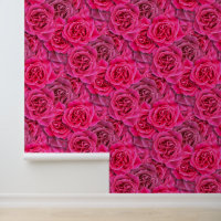 Giant Pink Roses Elegant Romantic Pretty Seamless