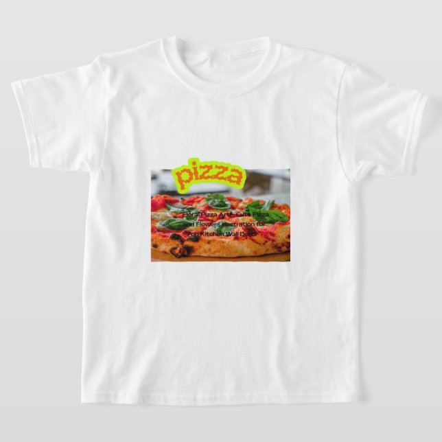 Giant Pizza Image - Massive Delicious Food  T-Shirt (Laydown)