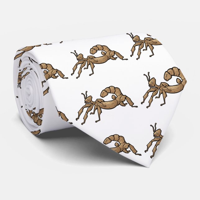 Giant Prickly Stick Insect Tie (Rolled)