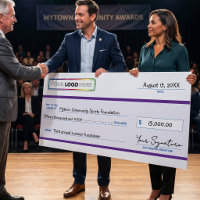 Giant Promotional Check with Business Logo |