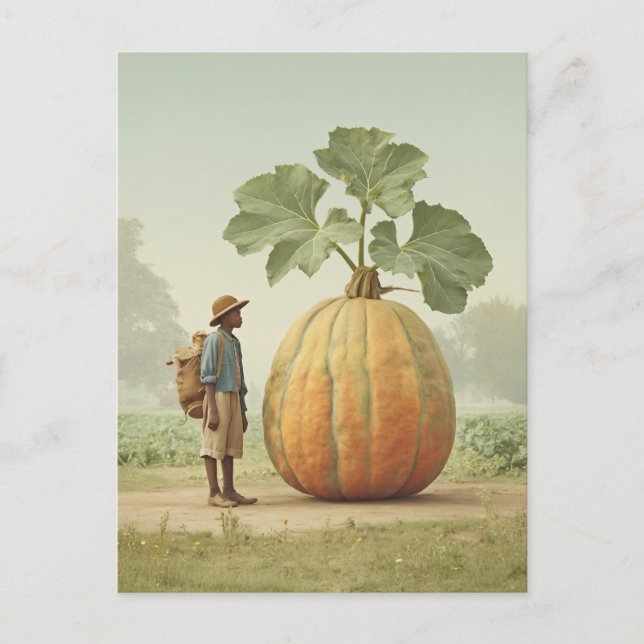 Giant Pumpkin Encounter Postcard (Front)