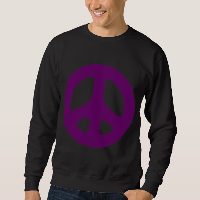 Giant Purple Peace Sign Shirt (Front)