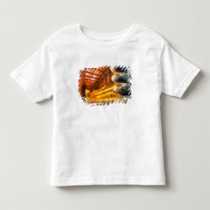 Giant reclining Buddha inside temple, Wat Pho, Toddler T-Shirt
