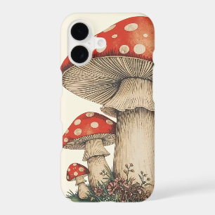 Giant Red Mushrooms - Retro Cottagecore Phone Case