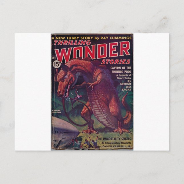 Giant Reptile Postcard (Front)