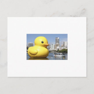 giant rubber ducky postcard