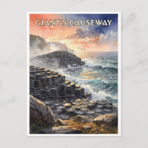 Giant’s Causeway Northern Ireland Vintage Postcard