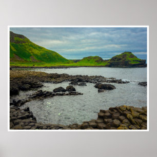 Giant’s Causeway Poster Irish Coastal Art