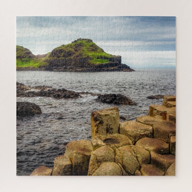 Giant’s Causeway Puzzle | Basalt Coastal Art (Vertical)