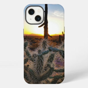 Giant Saguaro Cactus At Sunset In Sonoran Desert iPhone 13 Case