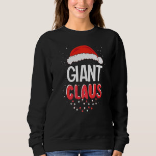 Giant Santa Claus Christmas Matching Costume Premi Sweatshirt