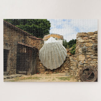 Giant scallop shell, El Camino Jigsaw Puzzle