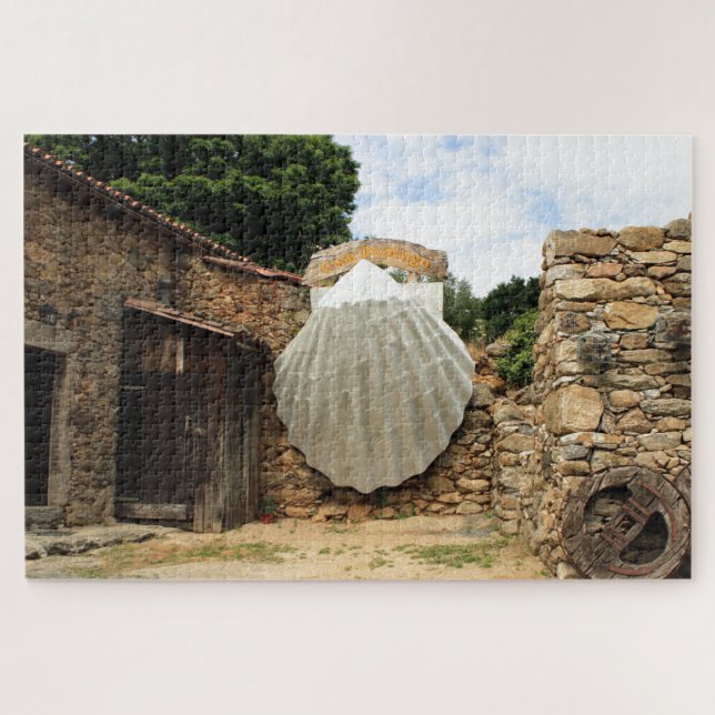 Giant scallop shell, El Camino Jigsaw Puzzle (Horizontal)