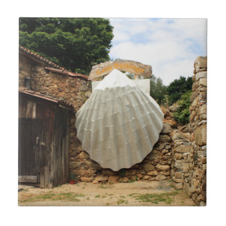 Giant scallop shell, El Camino Tile