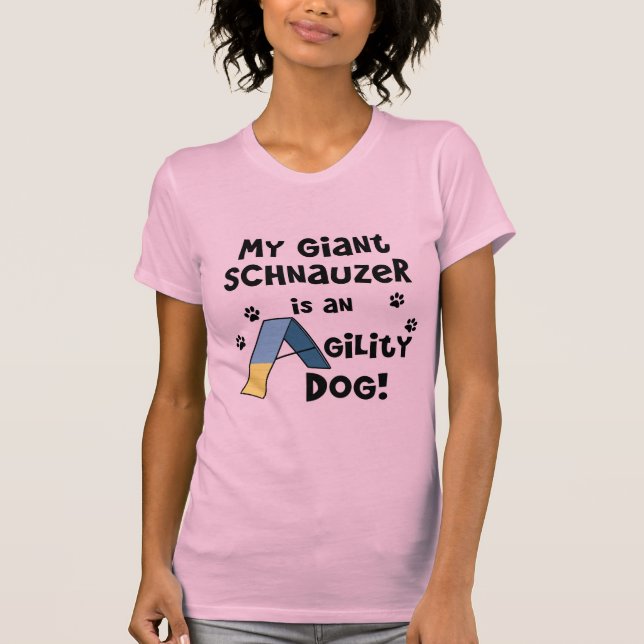 Giant Schnauzer Agility Dog T-Shirt (Front)