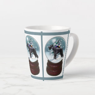 Giant Schnauzer Christmas  Latte Mug