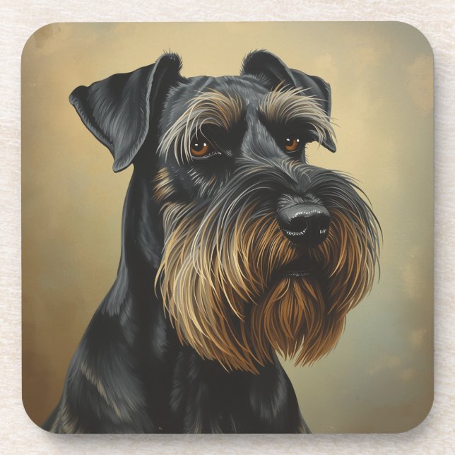 Giant Schnauzer Coaster (Front)