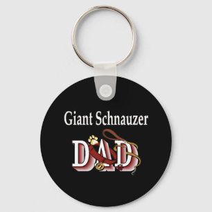 giant schnauzer dad Keychain