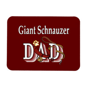 Giant Schnauzer Dad Magnet