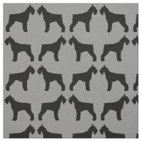 Giant Schnauzer Dog Breed Silhouettes Patterned