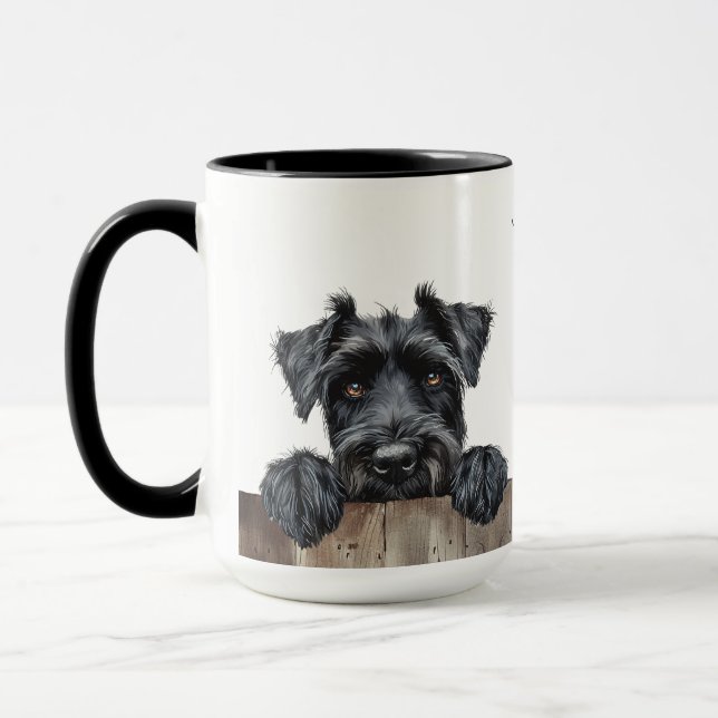 Giant Schnauzer Dog Mug (Left)