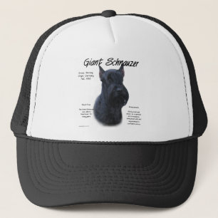 Giant Schnauzer History Design Trucker Hat