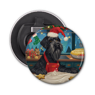 Giant Schnauzer Holiday Baking: Festive Christmas Bottle Opener
