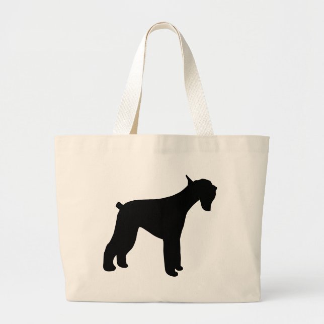 Giant Schnauzer Large Tote Bag (Front)