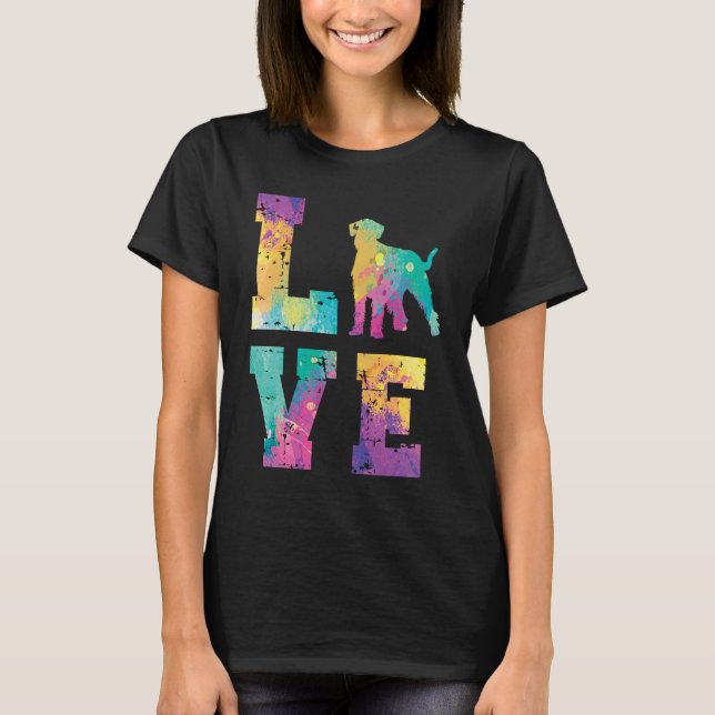Giant Schnauzer Love T-Shirt (Front)