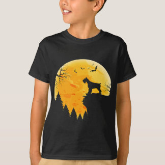 Giant Schnauzer Lovers | Halloween Full Moon T-Shirt