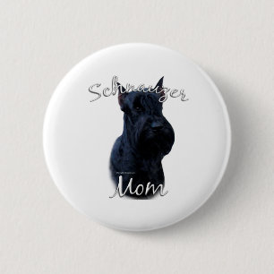 Giant Schnauzer Mum 2 6 Cm Round Badge