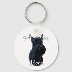 Giant Schnauzer Mum 2 Key Ring
