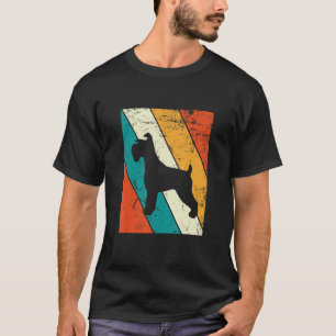 Giant Schnauzer Retro Vintage Mini Schnauzer Dog S T-Shirt