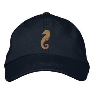 Giant Seahorse Embroidered Hat