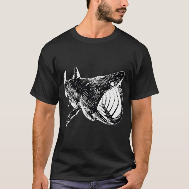 Giant shark scary T-Shirt (Front)