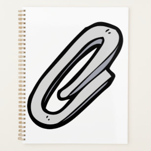 Giant Silver Paperclip Office and Stationery Planner