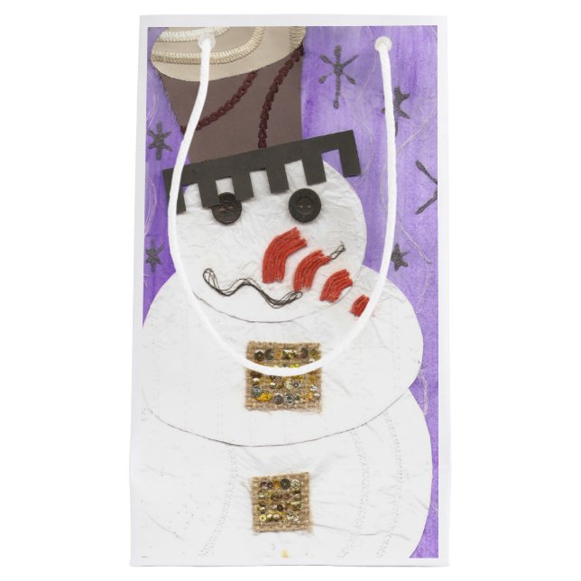 Giant Snowman Gift Bag (Front)