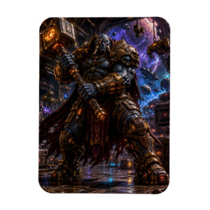 Giant Space Pirate — Hammer Warrior Magnet