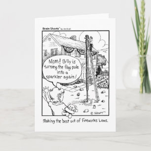 "Giant Sparkler" by Jim Kraft Card