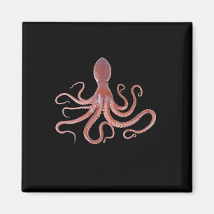 Giant Squid From The Ocean For Animal Lovers Magnet