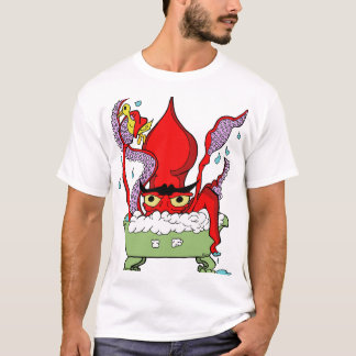 Giant Squid In A Tub T-Shirt