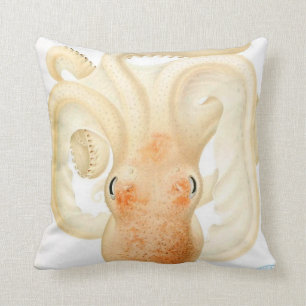 Giant Squid/Octopus Tentacles 20" Pillow Orange