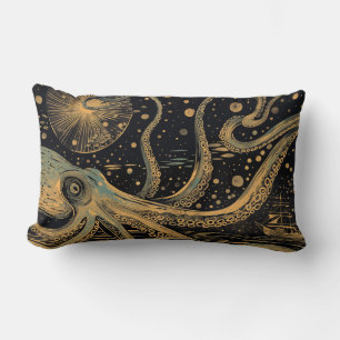Giant Squid Throw Pillow