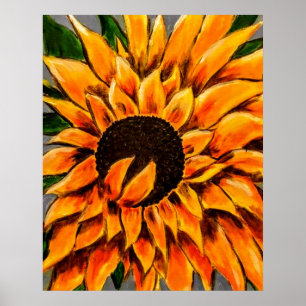 Giant Sunflower Poster