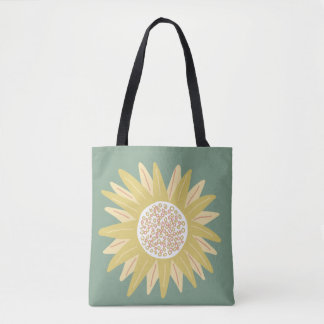 Giant Sunflower Tote Bag