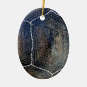 Giant tortoise shell detail Galapagos Ceramic Tree Decoration
