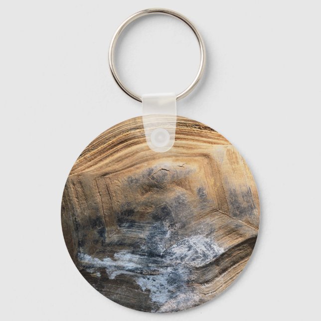 GIANT TORTOISE SHELL KEY RING (Front)