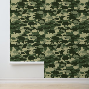 Giant trevally - Ulua camouflage pattern Wallpaper