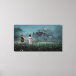 Giant Turtle Canvas Print