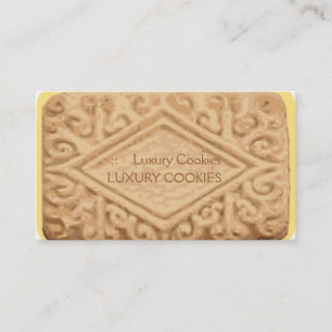 Giant Vanilla Sandwich Cream Cookie Business Card
